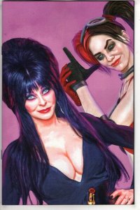 HARLEY QUINN X ELVIRA #1 CVR ZA INC 1:15 MARK SPEARS PINK VIRGIN FOC BONUS VAR