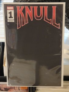 Knull #1 Black Blank Variant Comic Book 2026 - Marvel
