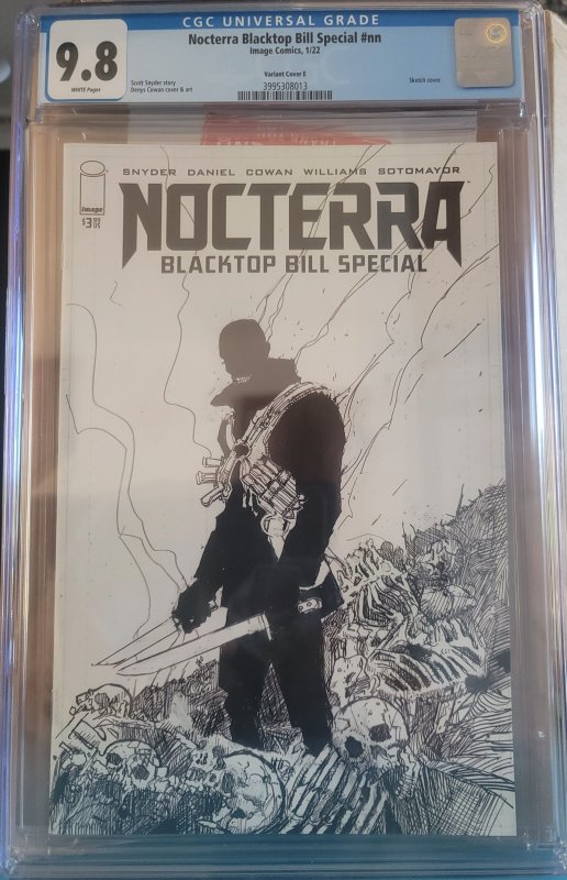 Nocterra Blacktop Bill Special Variant Cover CGC 9.8