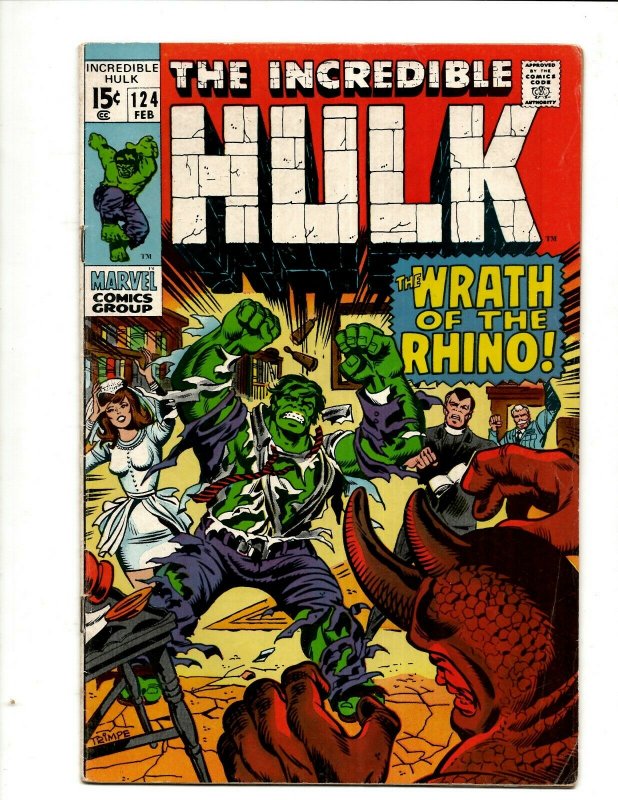 Incredible Hulk # 124 VF Marvel Comic Book Iron Man Captain America Thor BJ1