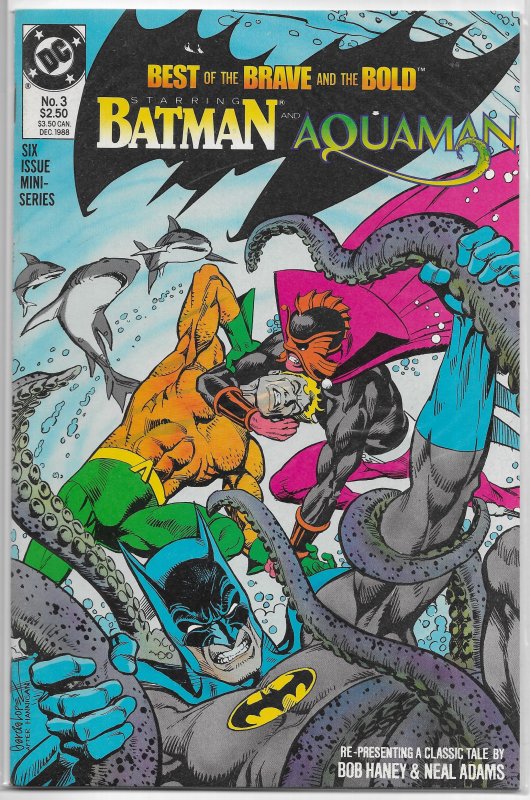 Best of the Brave and the Bold #3 of 6 FN/VF (rep. 82) Batman/Aquaman Neal Adams