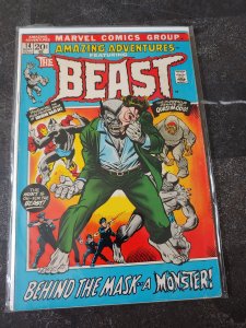Amazing Adventures #14 (1972) grey beast   MARVEL KEY
