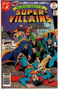 Secret Society of Super-Villains #1-15 (1976) complete set   average grade F/VF