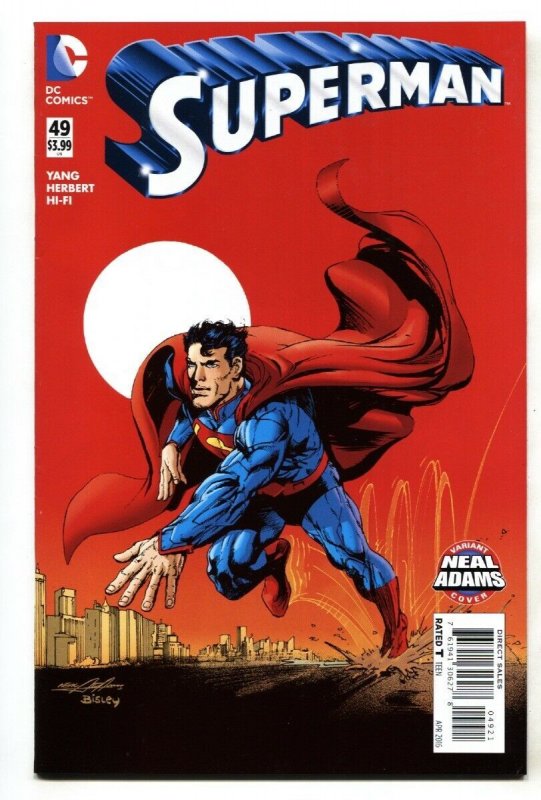 SUPERMAN #49 2016 Neal Adams variant cover-DC comic book