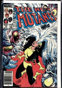 The New Mutants #15 Newsstand Edition (1984) New Mutants