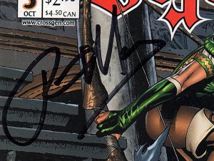 Crossgen Comics Sojourn #3 Greg Land Art Signed By Ron Marz With COZ