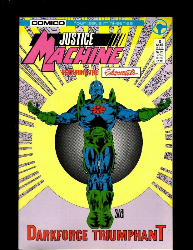 Lot of 11 Comics Justice Machine #9 13 14 15 16 17 18 20, Elementals #1 2 3 JF20