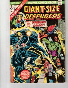 Giant-Size Defenders #5 (1975) FN+  PRICE DROP!  Guardians Of The Galaxy, DD!