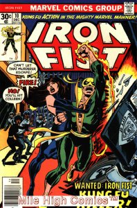 IRON FIST (1975 Series)  (MARVEL) #10 Very Fine Comics Book