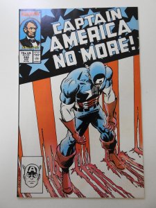 Captain America #332 Direct Edition (1987) Classic Issue! Beautiful VF-NM Cond!