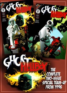 GHOST/HELLBOY #1 & #2 (May1996) 9.0 VF/NM  Complete Dark Horse Mini-Series