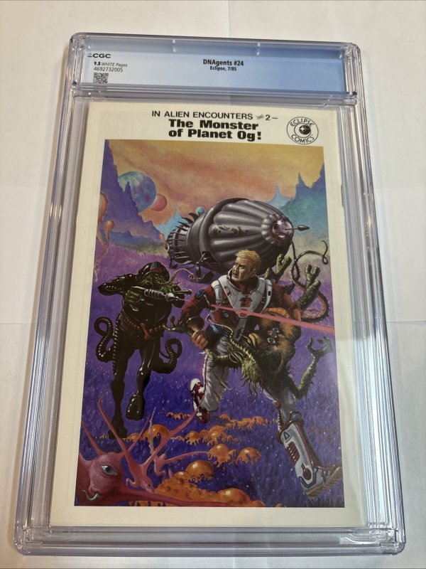DNAgents (1985) # 24 (CGC 9.8 WP) Dave Stevens Cover • Eclipse