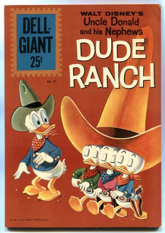 Uncle Donald and his Nephews Dude Ranch- Dell Giant #52 FN-