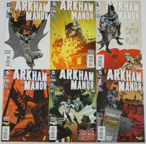 Arkham Manor #1-6 VF/NM complete series - batman - dc comics new 52 set lot