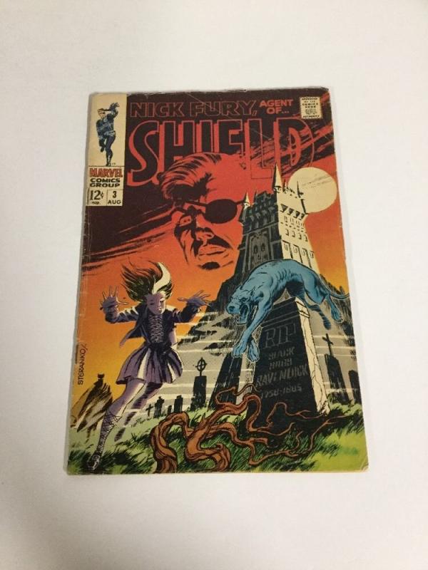 Nick Fury, Agent Of Shield 3 Gd/Vg Good/Very Good 3.0 Silver Age