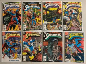 Adventures of Superman #425-470 + Annual DC (avg 6.0 FN) 27 diff (1987 to 1990)
