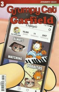 GRUMPY CAT GARFIELD #1 -3 COMPLETE SERIES OF 24 COVERS INCLUDING SIGNED COVER.