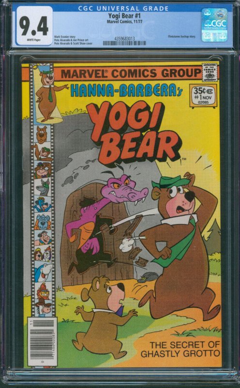 Yogi Bear #1 Marvel Comics 1977 CGC 9.4