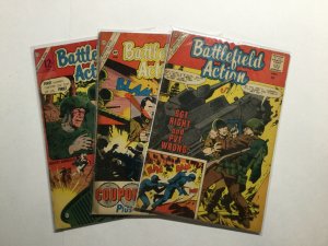 Battlefield Action 31 35 48 Lot Run Set Very Fine+ Vf+ 4.5 Charlton Publication