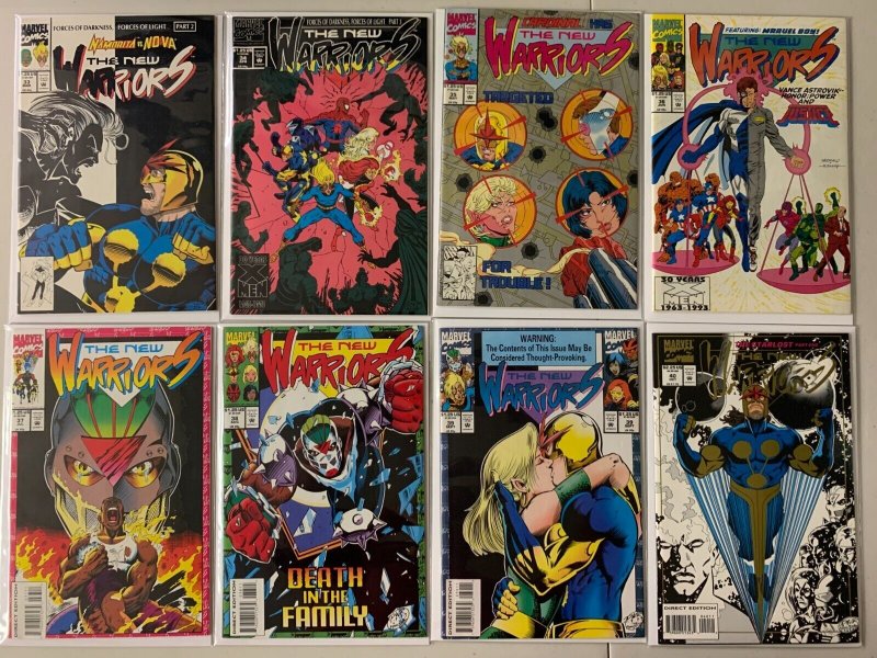 New Warriors 1st series comics lot #1-49 49 diff 8.0 (1990-94)