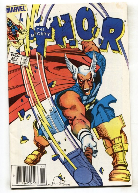 THOR #337 First BETA RAY BILL-comic book  Newsstand