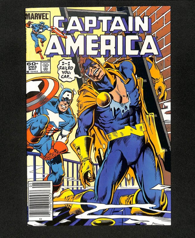 Captain America #293 Newsstand Variant