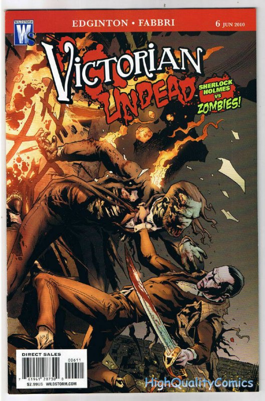 VICTORIAN UNDEAD #6, NM,  Sherlock Holmes vs Zombies, 2010