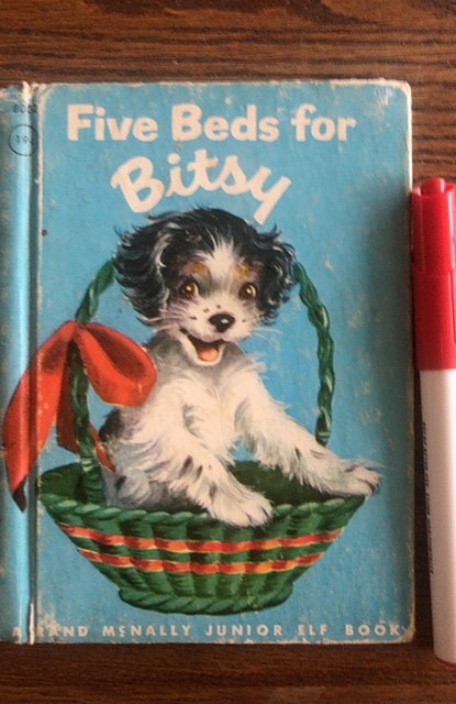 Five beds for bitsy, 1950 , Rand McNally Junior elf book