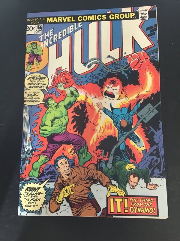 The Incredible Hulk #166 (1973) 1st”It” high-grade! NM- Wow!