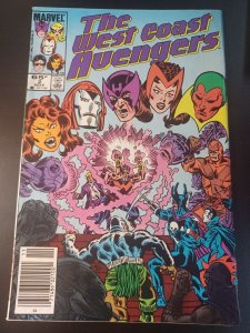 West Coast Avengers #2 FN+ Newsstand Marvel Comics c213