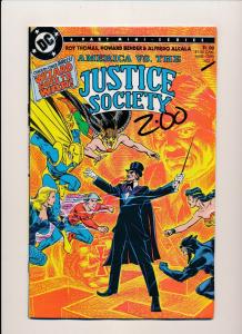 DC Comics SET  JUSTICE SOCIETY 1985 #1-#4 VERY FINE (HX756)