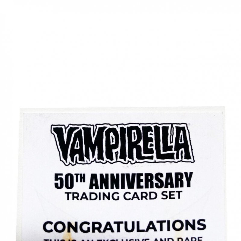 Vampirella 50Th Anniversary Sketch Card By Wilson Ramos Jr Dynamite (H)