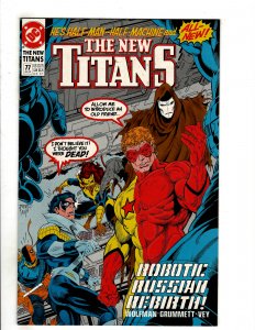 The New Titans #77 (1991) DC Comic Superman Flash OF7