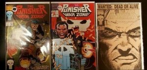 3PC PUNISHER LOT (8.0) PUNISHER: WAR ZONE #1-2, PUNISHER #57!! 1992