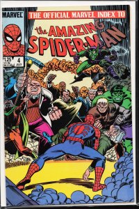 The Official Marvel Index to the Amazing Spider-Man #4 (1985) Spider-Man