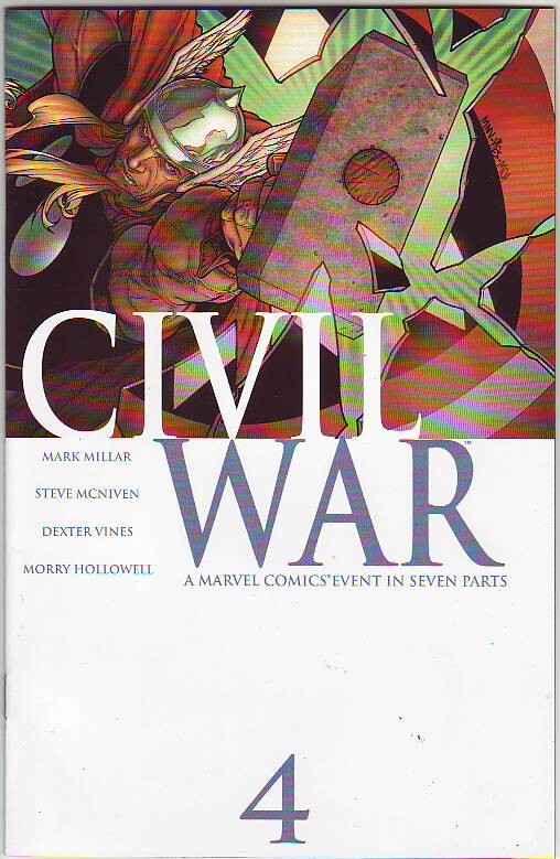 Civil War #4 (Oct-06) NM- High-Grade Marvel Heroes