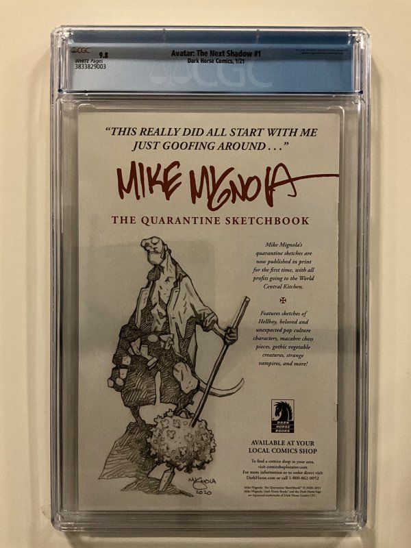 Avatar: The Next Shadow #1 (2021) CGC 9.8