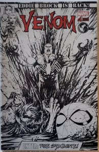 Venom #6 B&W Sketch variant EXCLUSIVE