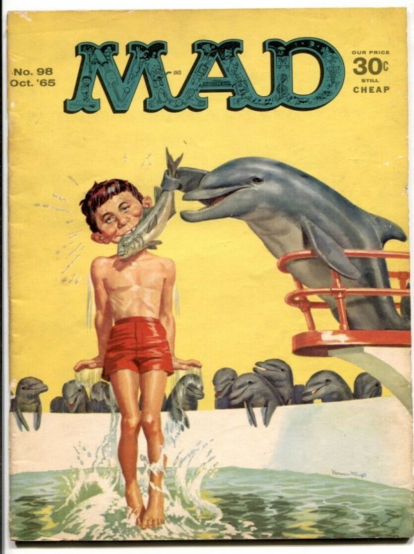 MAD Magazine #98-1965-Dolphin cover -FN