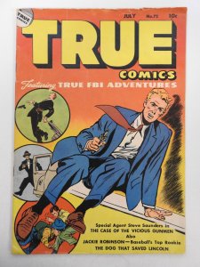 True Comics #72 (1948) W/True FBI Adventures! Beautiful VG+ Condition!