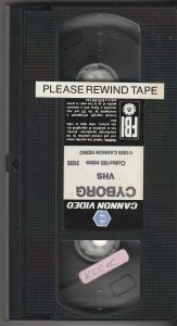 Cyborg  VHS Pre Used Jean Claude Van Demme Sci-fi epoc