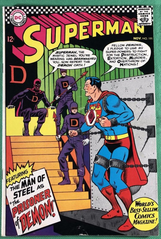 Superman (1939) #191 VG (4.0)