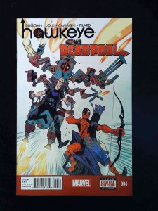 Hawkeye Vs. Deadpool #4  Marvel Comics 2015 Nm- 