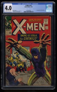 X-Men #14 CGC VG 4.0 Off White to White 1st Appearance Sentinels!