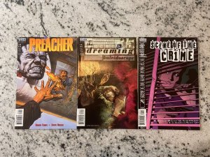 3 DC Vertigo Comics Scene Of The Crime # 1 + Dreaming # 35 + Preacher # 49 J917