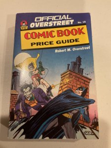 Overstreet Comic Book Price Guide #19  1989  TPB  Batman Cover!