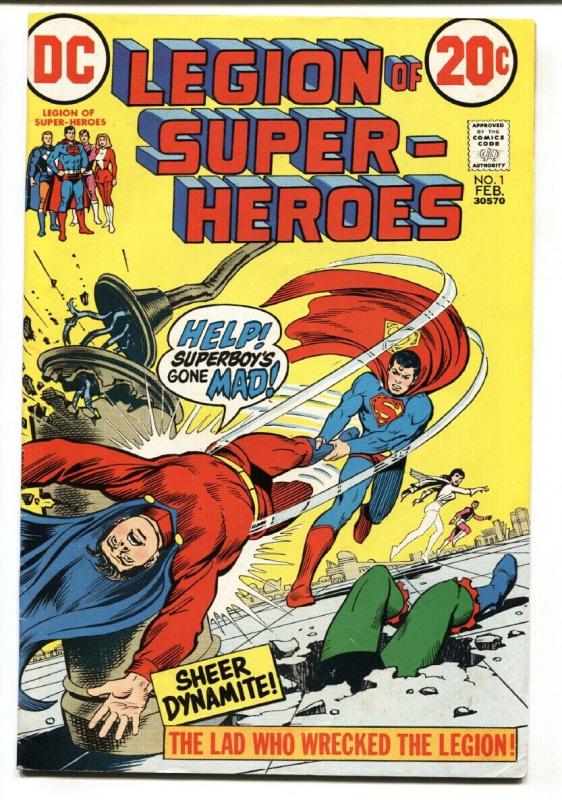 Legion of Super-Heroes #1-1973-Comic Book-First issue