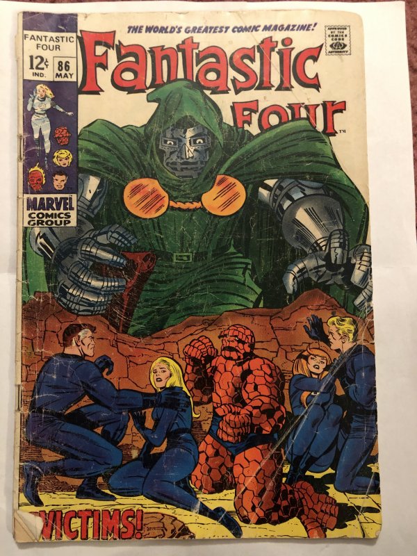 Fantastic four #86,good, DR DOOM!