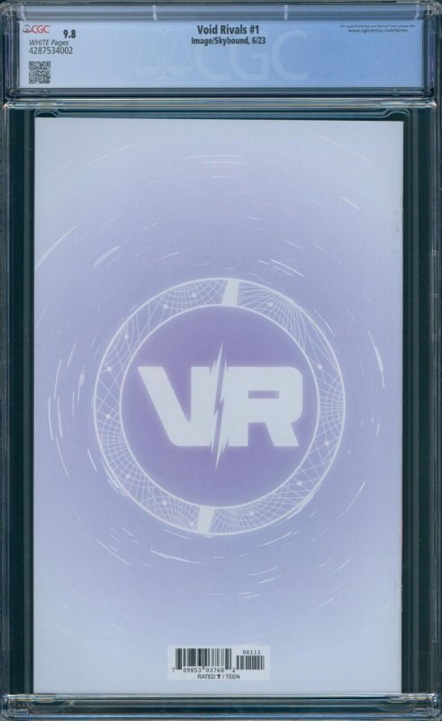 Void Rivals #1 CGC 9.8 1st Print Cover A Transformers Robert Kirkman Image 2023