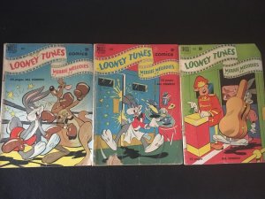 LOONEY TUNES MERRIE MELODIES #103, 104, 108 Low Grade Copies